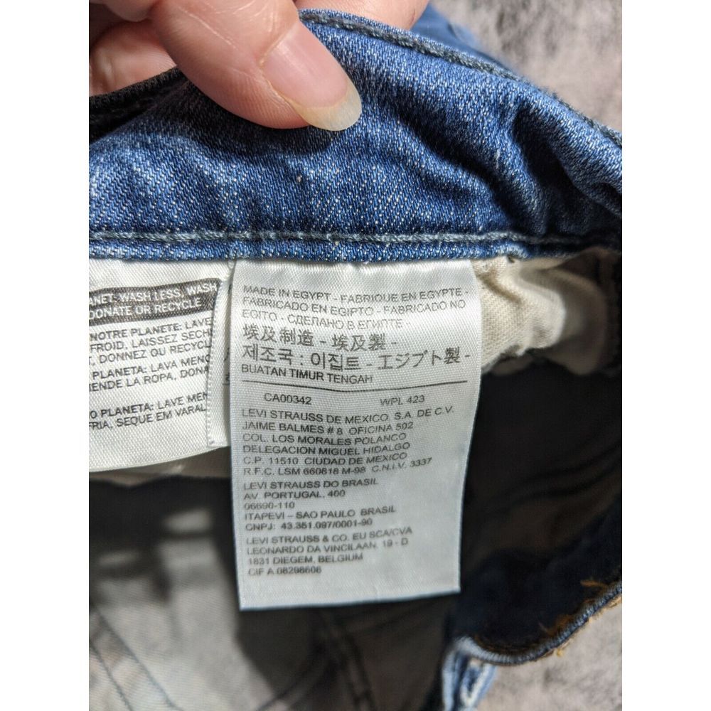 Levi's 514 Straight Fit Jeans Men's Size 38x30 Medium Wash - Picture 4 of 12
